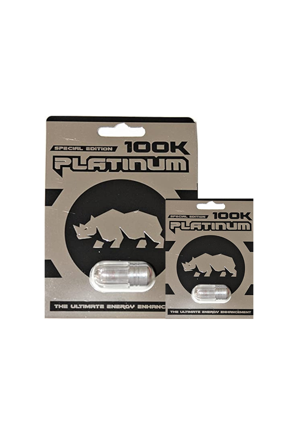 RHINO PLATINUM 100K (Big + Small) PILL BOX