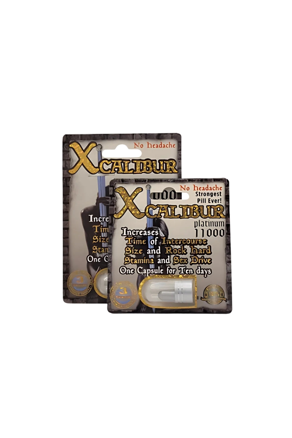 XCALIBUR PLATINUM 11000(Big + Small) PILL BOX