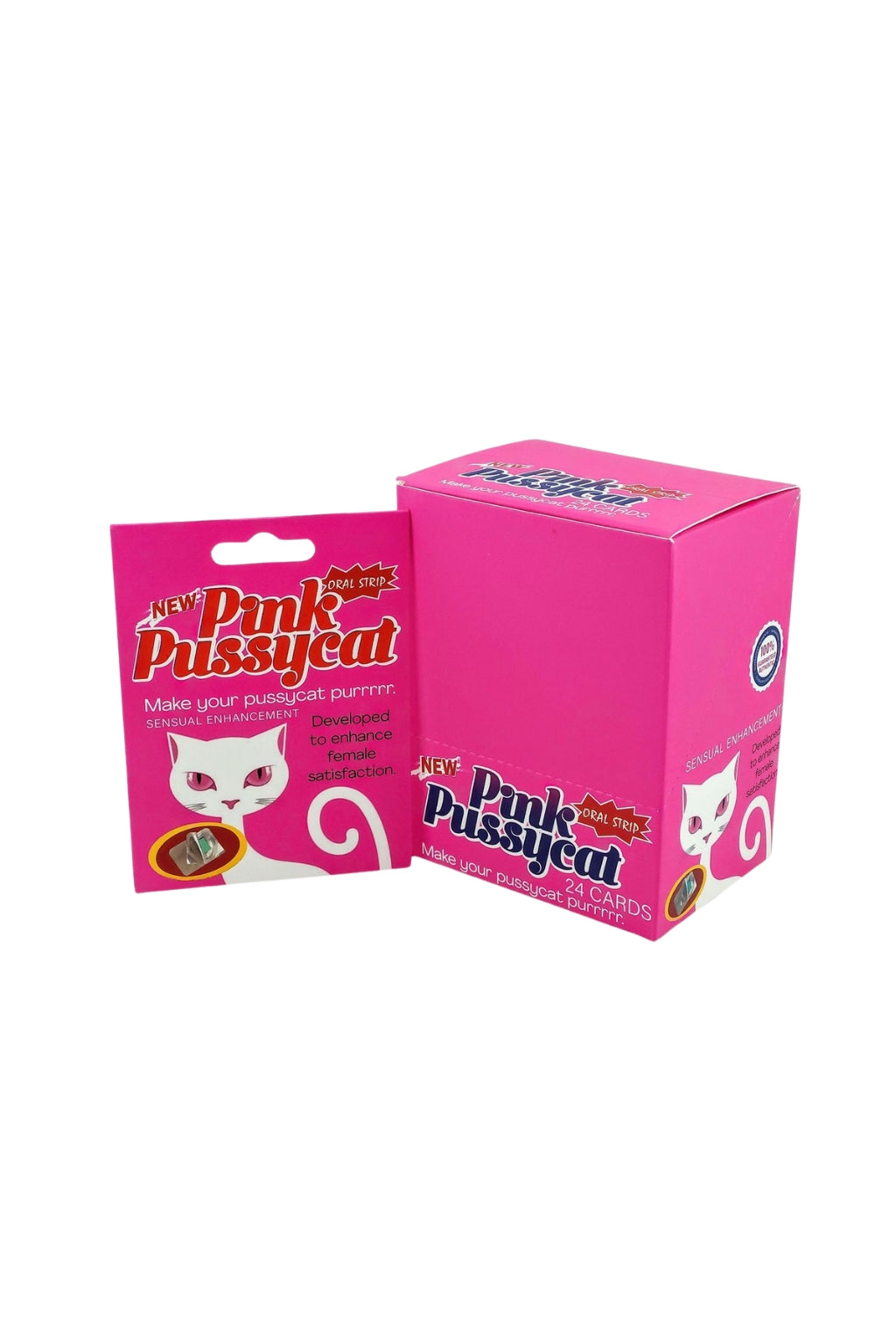 Pink PussyCat Oral Strip Box