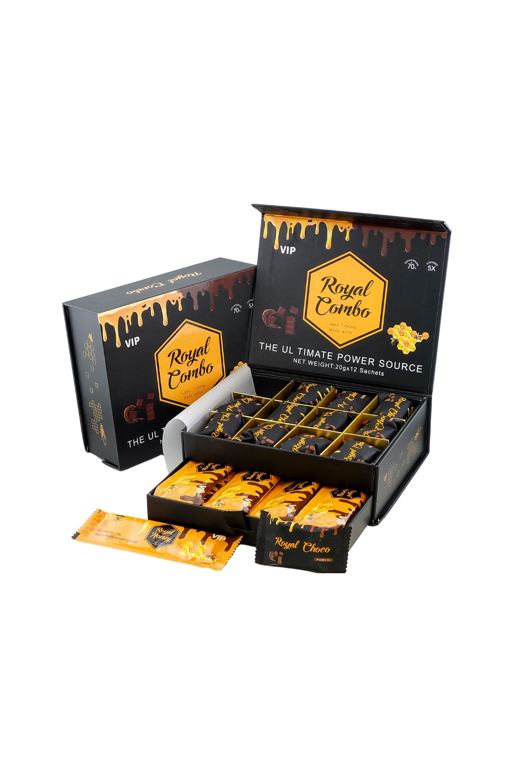 VIP Royal Combo – Honey & Chocolate Box