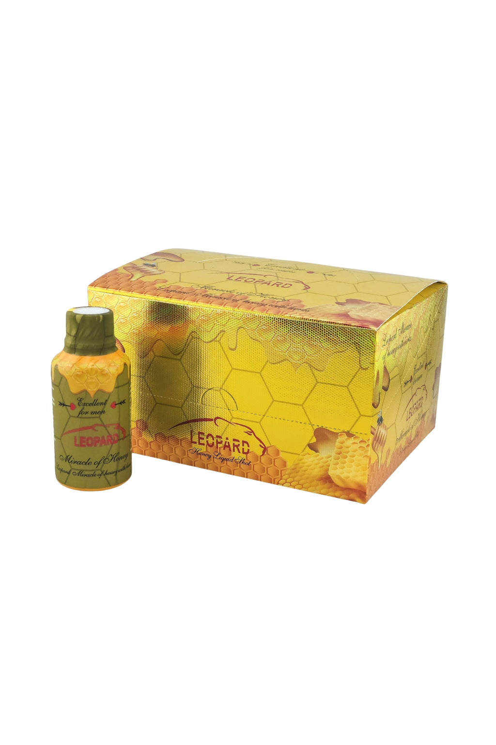 Leopard Honey Shots Box