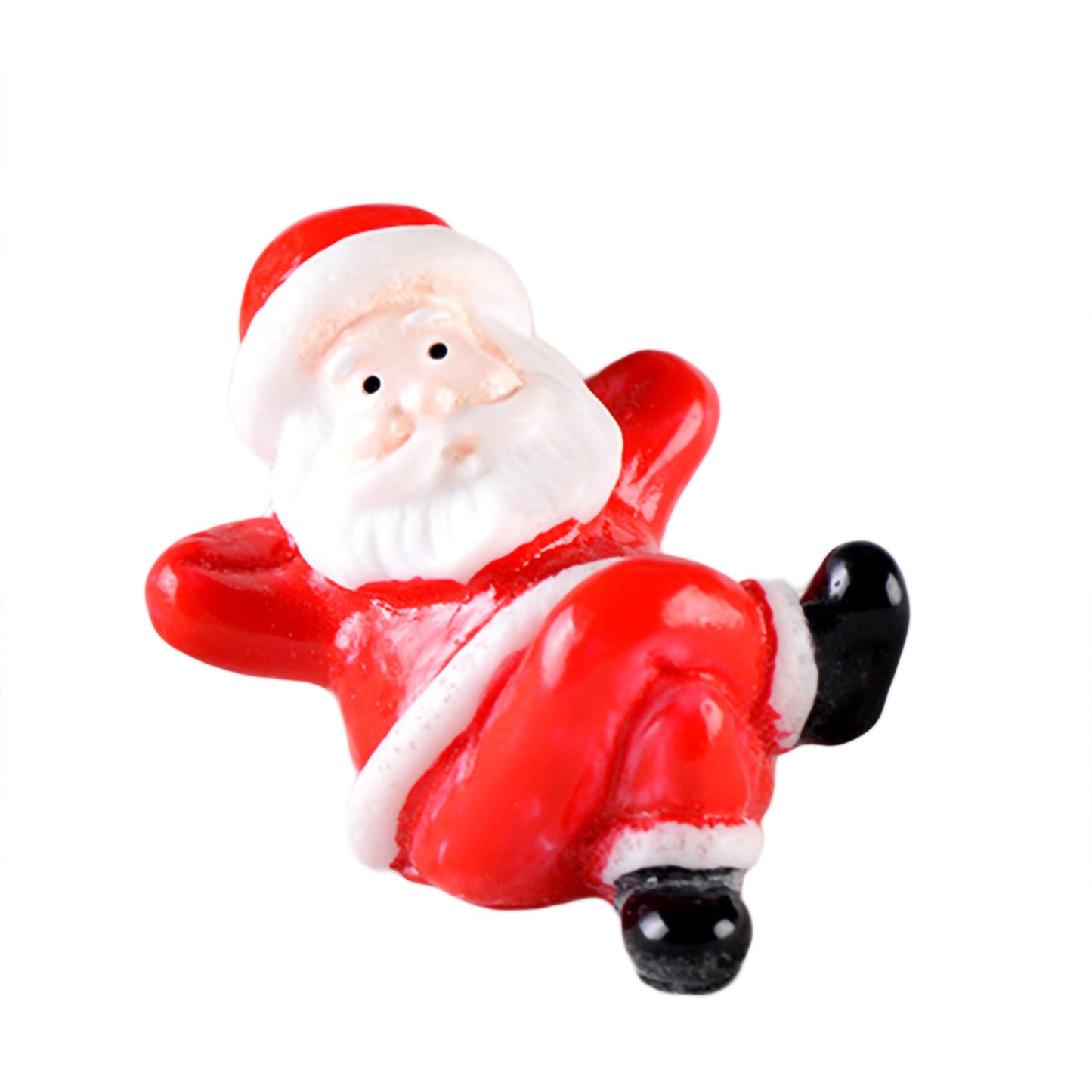 Christmas Santa Snowman Mini Figurine