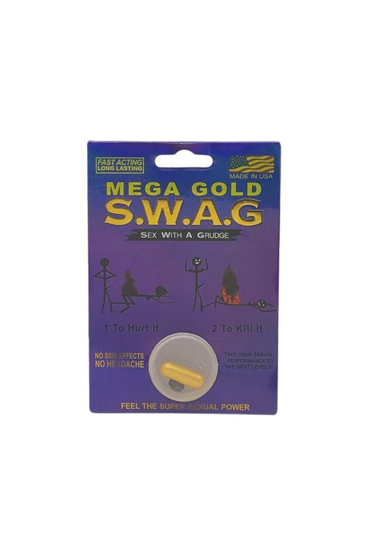 MEGA GOLD SWAG PILL BOX