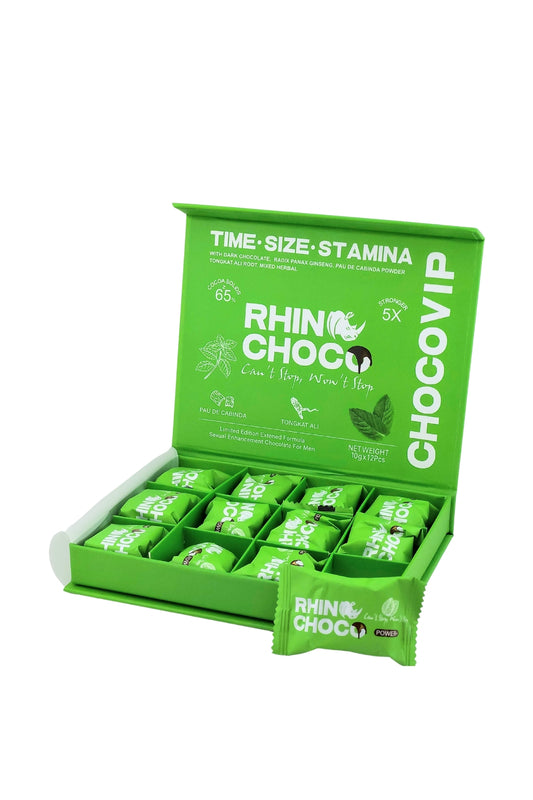 Rhino Choco VIP - Mint Flavour Box