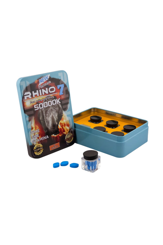 RHINO 7 50000K PILL TIN BOX