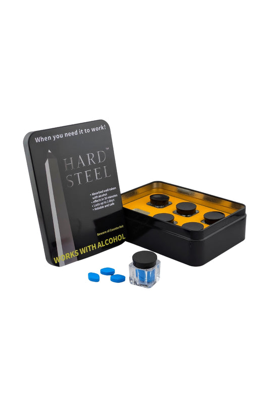HARD STEEL PILL TIN BOX