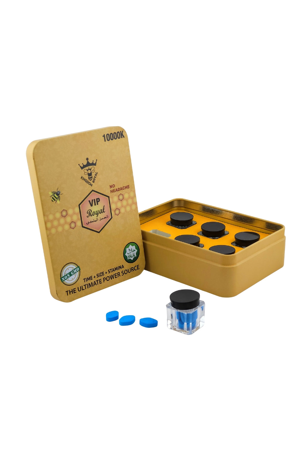 VIP ROYAL 10000K PILL TIN BOX
