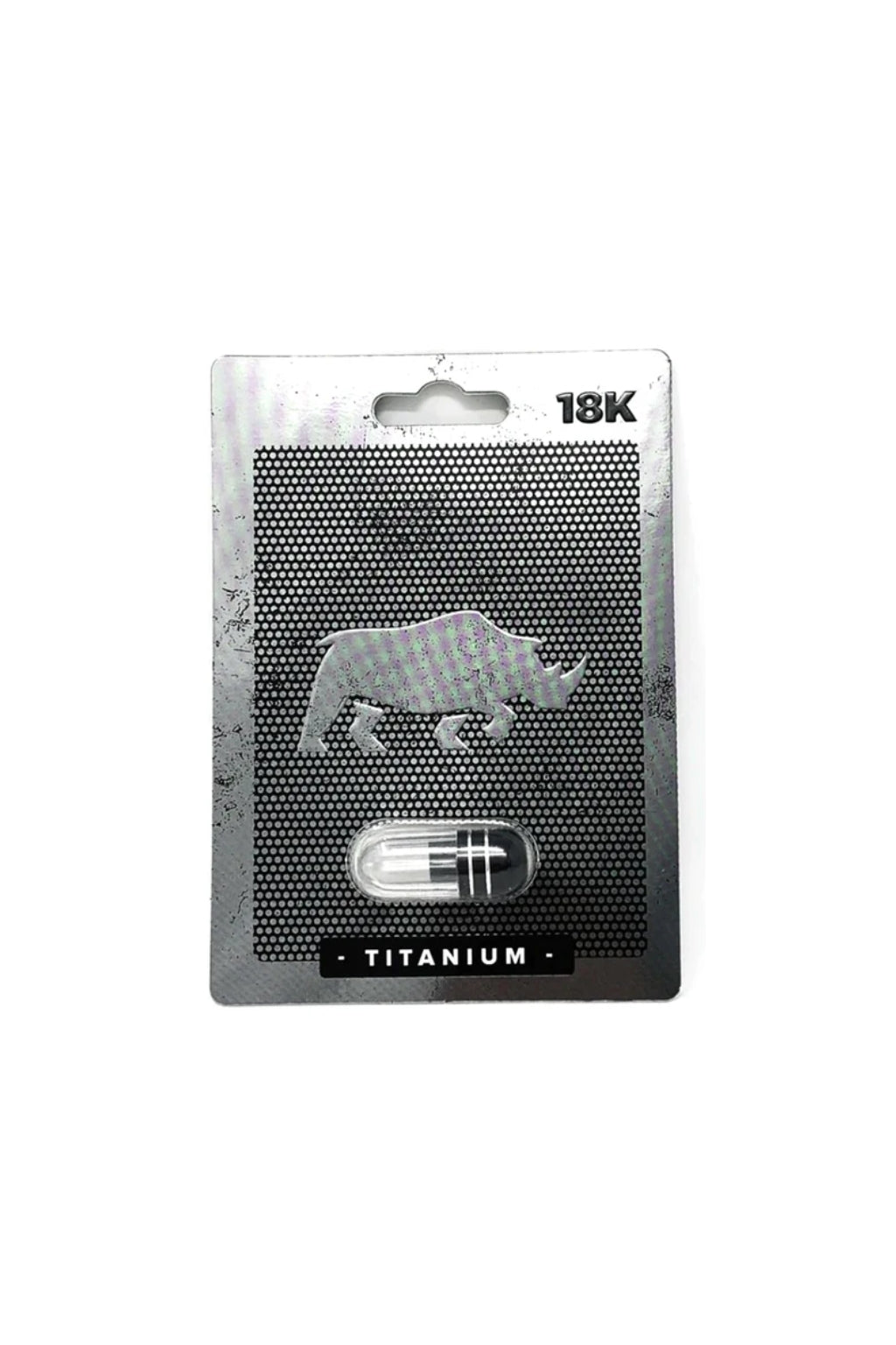 RHINO TITANIUM 18K PILL BOX