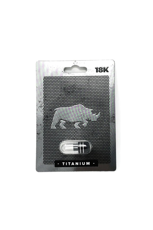 RHINO TITANIUM 18K PILL BOX