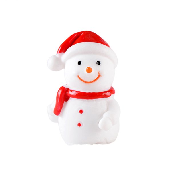 Christmas Santa Snowman Mini Figurine