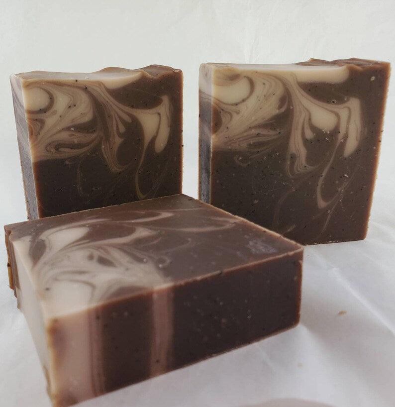 Handmade Hazelnut Latte Coffee Butter Cold Process Soap