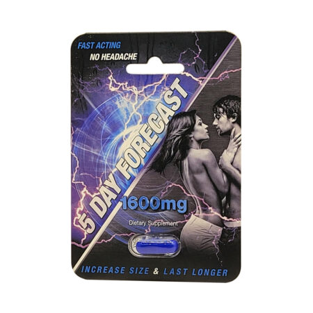 5 DAY FORECAST 1600MG PILL BOX
