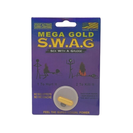 MEGA GOLD SWAG PILL BOX