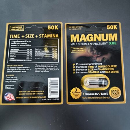 MAGNUM 50K GOLD PILL BOX