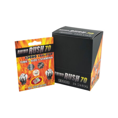 Rhino Rush 70 Oral Strip Box