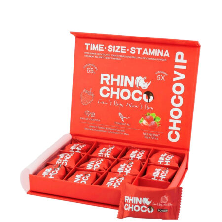 Rhino Choco VIP - Strawberry Flavour Box