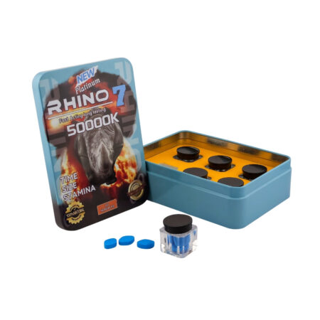 RHINO 7 50000K PILL TIN BOX