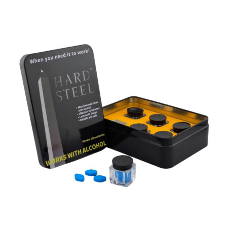 HARD STEEL PILL TIN BOX