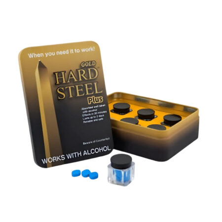 HARD STEEL GOLD PLUS PILL TIN BOX