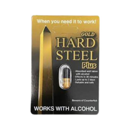 HARD STEEL GOLD PLUS PILL BOX