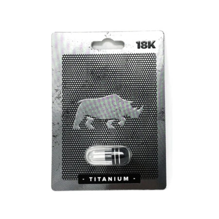 RHINO TITANIUM 18K PILL BOX
