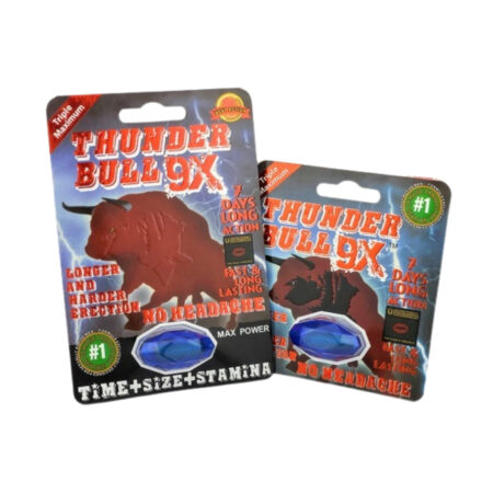 THUNDER BULL 9X (Big + Small) PILL BOX