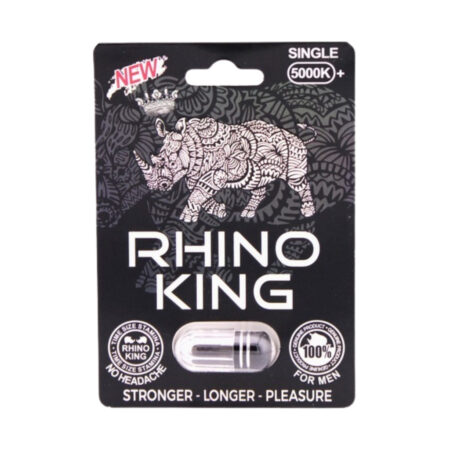 RHINO KING 500K BLACK PILL BOX