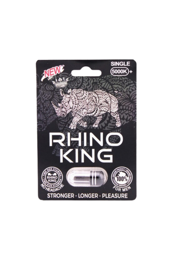 RHINO KING 500K BLACK PILL BOX