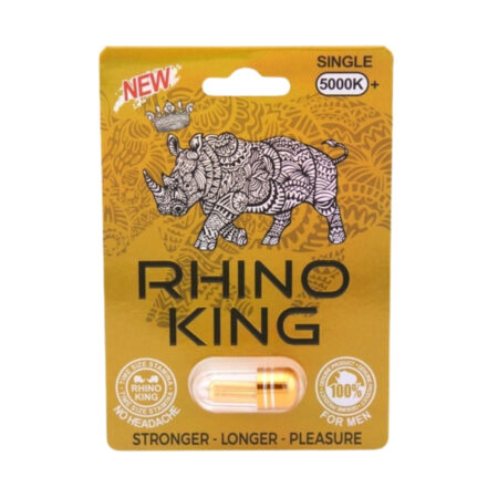 RHINO KING 500K GOLD PILL BOX