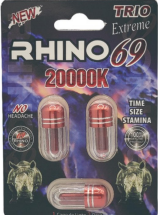RHINO 69 20000K TRIPLE PILL BOX