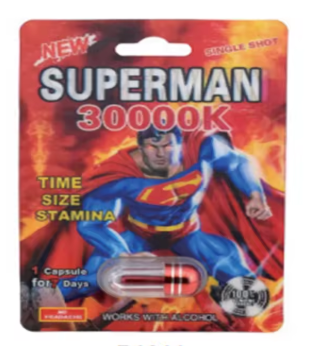Superman 30000k PILL BOX