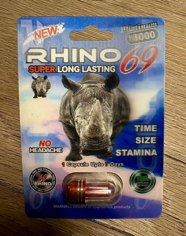 RHINO 69 PLATINUM 18000 PILL BOX