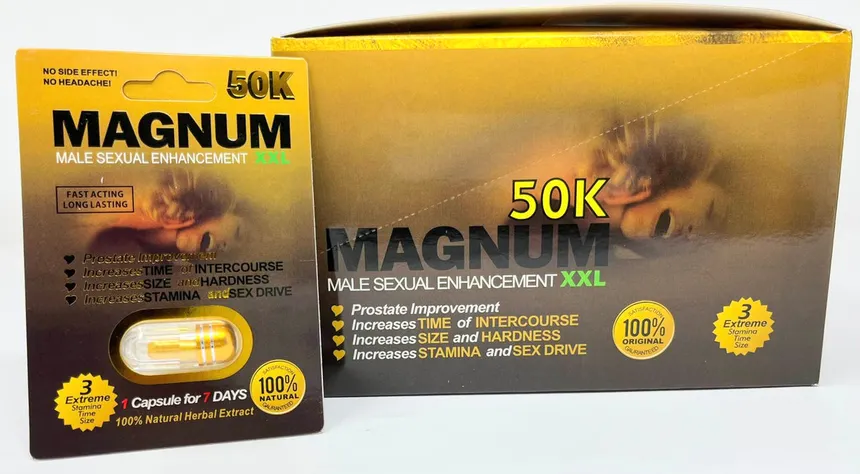 MAGNUM XXL 50K GOLD PILL BOX