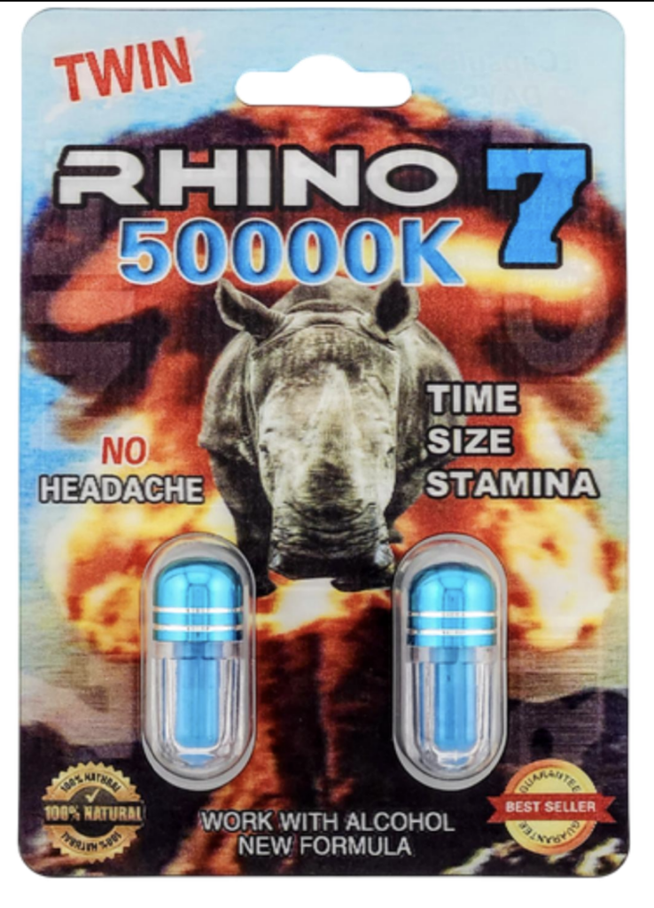 RHINO 7 50000K DOUBLE PILL BOX