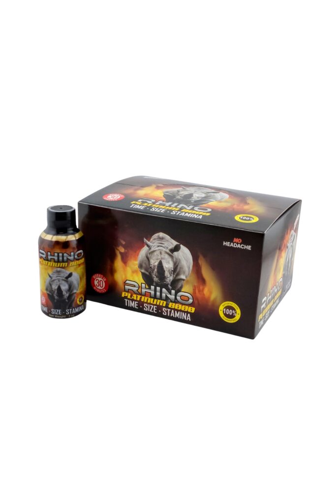 Rhino Platinum 8000 Shots Box