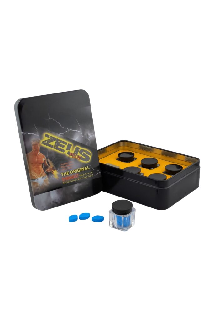ZEUS PLUS PILL TIN BOX