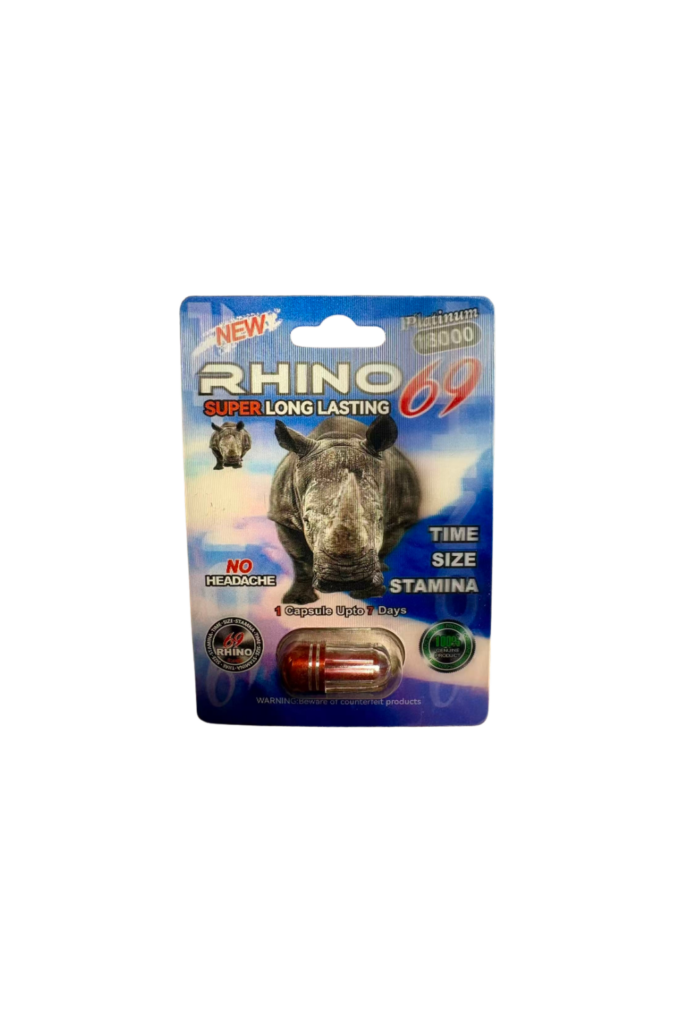RHINO 69 PLATINUM 18000 PILL BOX